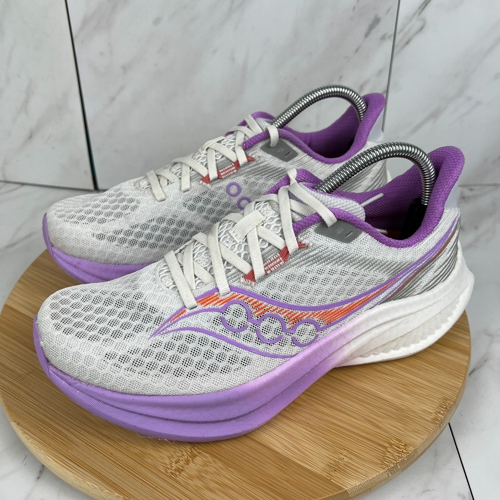 Saucony Endorphin Speed 5 Womens Size 9.5 White Crocus Running Shoe S11007-340 - Picture 3 of 12